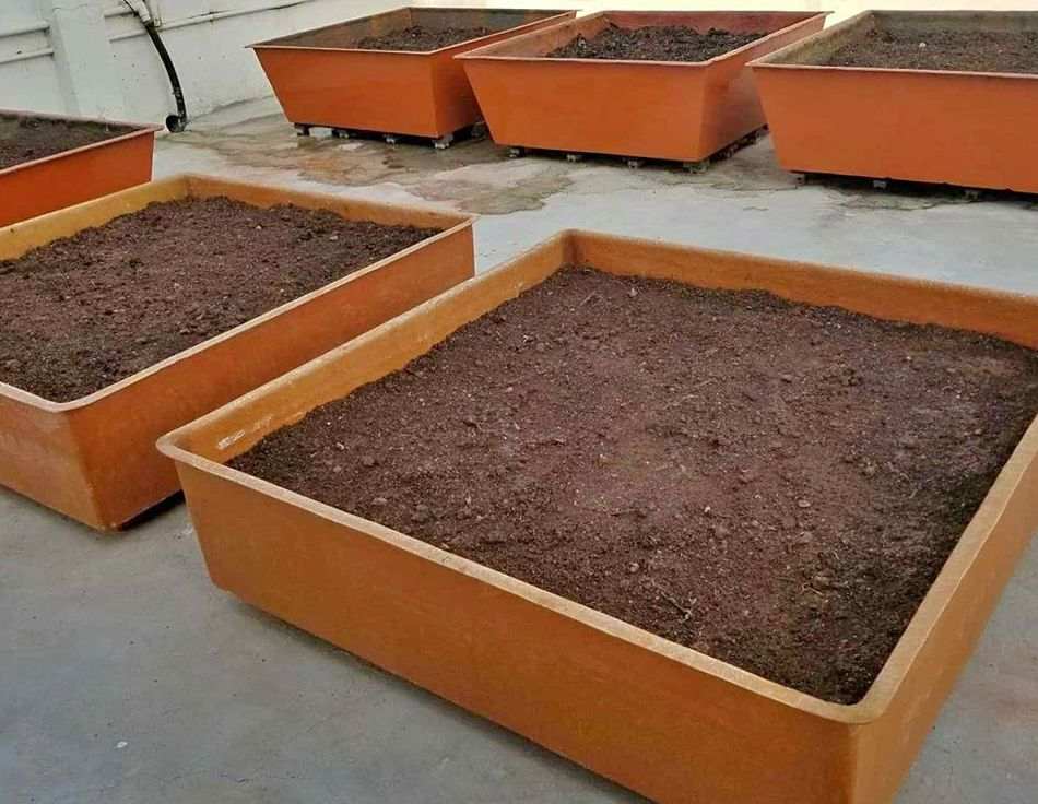 Soil preparation for Terrace Gardening.
