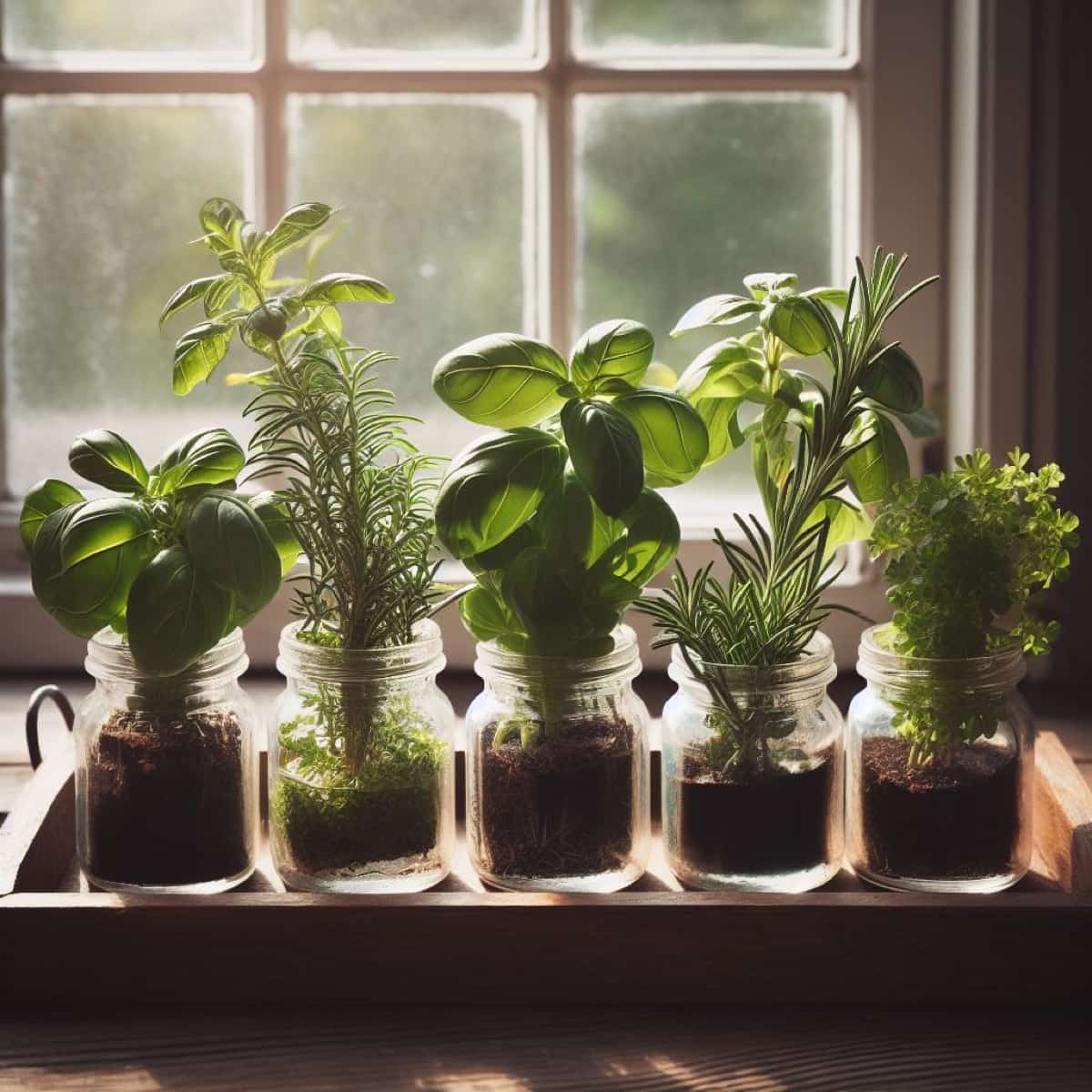 How to Build a Mason Jar Herb Garden